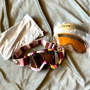 Snowboarding goggles